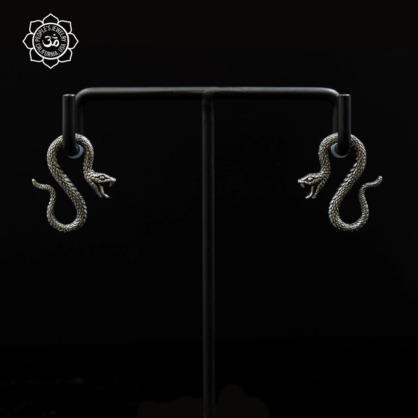 People's Jewelry Brass Viper Hangers (Pair)