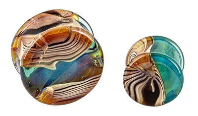 Glasswear Studios Wood Resin Plugs