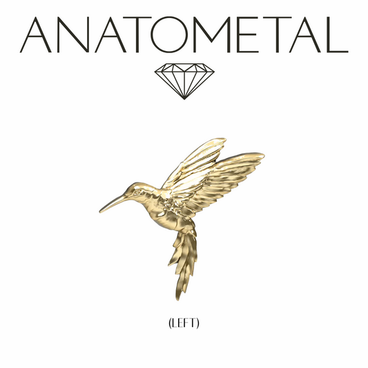 Anatometal 18k Solid Gold Hummingbird 1 Ends