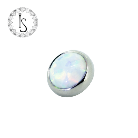 Industrial Strength Titanium Bezel-Set Cabochon Ends