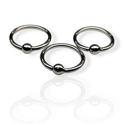 Body Circle Designs Niobium Fixed Bead Rings