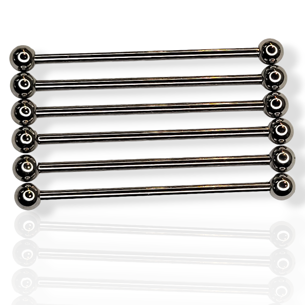 Body Circle Designs Titanium Threadless Industrial Straight Shafts